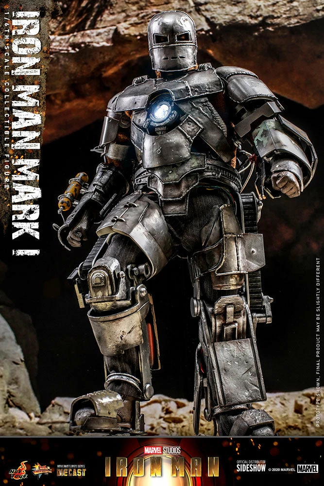 Maybang's Collectibles Hot Toys Marvel Iron Man Iron Man Mark I Suit Diecast 1/6 Scale 12" Collectible Figure 3 Maybang's Collectibles Hot Toys Marvel Iron Man Iron Man Mark I Suit Diecast 1/6 Scale 12" Collectible Figure