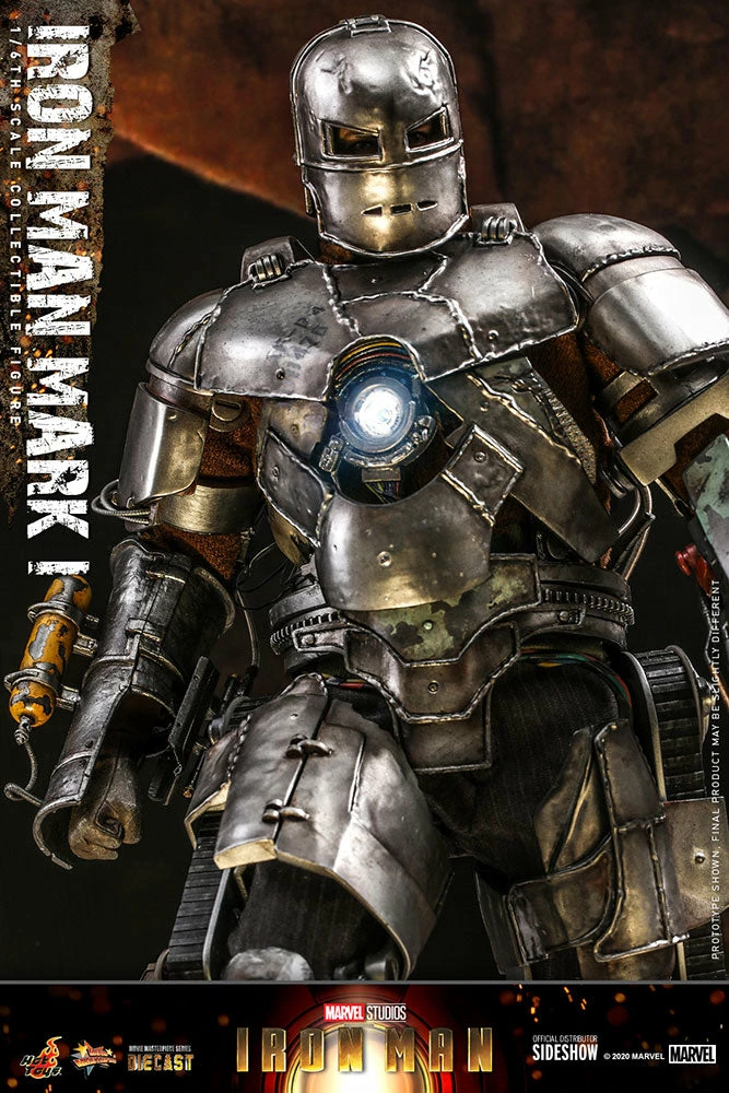 Maybang's Collectibles Hot Toys Marvel Iron Man Iron Man Mark I Suit Diecast 1/6 Scale 12" Collectible Figure 5 Maybang's Collectibles Hot Toys Marvel Iron Man Iron Man Mark I Suit Diecast 1/6 Scale 12" Collectible Figure