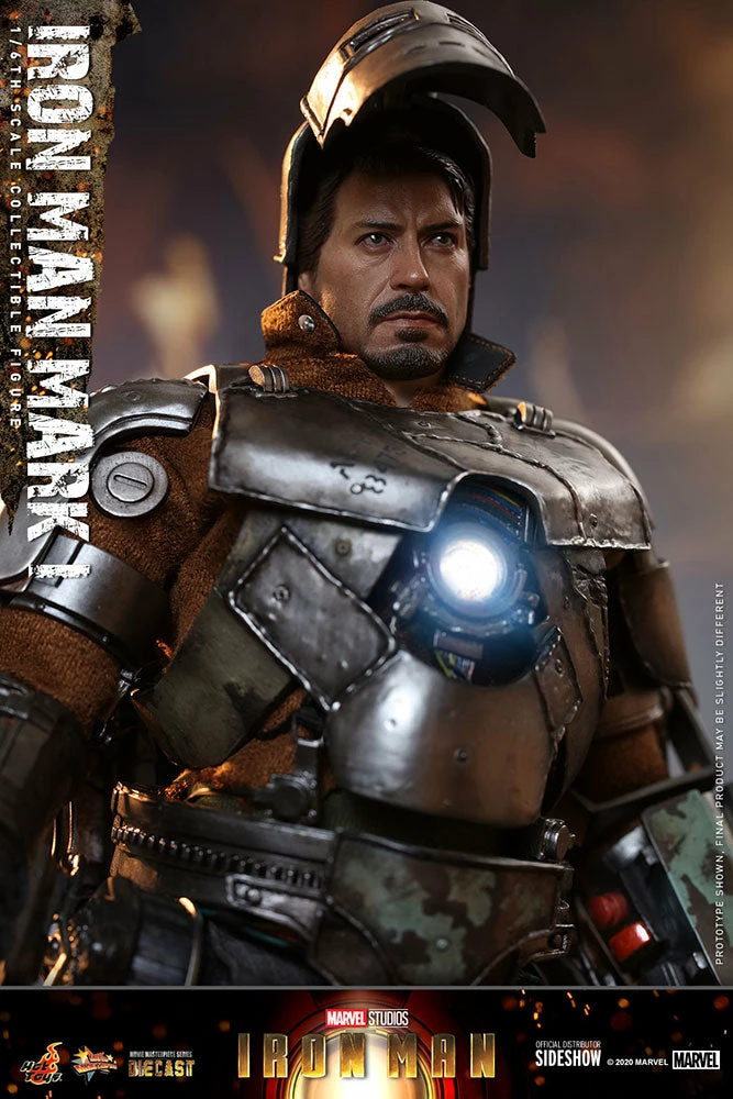 Maybang's Collectibles Hot Toys Marvel Iron Man Iron Man Mark I Suit Diecast 1/6 Scale 12" Collectible Figure 6 Maybang's Collectibles Hot Toys Marvel Iron Man Iron Man Mark I Suit Diecast 1/6 Scale 12" Collectible Figure