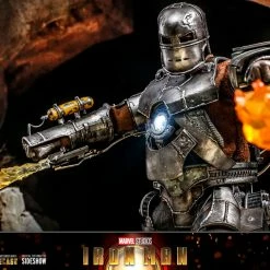 Maybang's Collectibles Hot Toys Marvel Iron Man Iron Man Mark I Suit Diecast 1/6 Scale 12" Collectible Figure 29 Maybang's Collectibles Hot Toys Marvel Iron Man Iron Man Mark I Suit Diecast 1/6 Scale 12