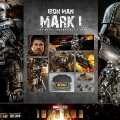 Maybang's Collectibles Hot Toys Marvel Iron Man Iron Man Mark I Suit Diecast 1/6 Scale 12" Collectible Figure 35 Maybang's Collectibles Hot Toys Marvel Iron Man Iron Man Mark I Suit Diecast 1/6 Scale 12