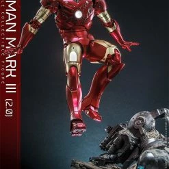 Maybang's Collectibles Hot Toys Marvel Comics Iron Man (2008) Iron Man Mark III (2.0) Diecast 1/6 Scale 12