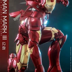 Maybang's Collectibles Hot Toys Marvel Comics Iron Man (2008) Iron Man Mark III (2.0) Diecast 1/6 Scale 12