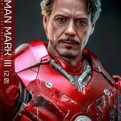 Maybang's Collectibles Hot Toys Marvel Comics Iron Man (2008) Iron Man Mark III (2.0) Diecast 1/6 Scale 12