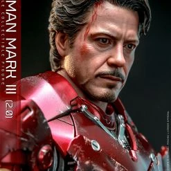 Maybang's Collectibles Hot Toys Marvel Comics Iron Man (2008) Iron Man Mark III (2.0) Diecast 1/6 Scale 12