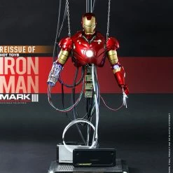 Maybang's Collectibles Hot Toys Marvel Comics Iron Man Iron Man Mark III (Construction Version) Reissue 1/6 Scale Collectible Figure