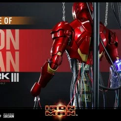 Maybang's Collectibles Hot Toys Marvel Comics Iron Man Iron Man Mark III (Construction Version) Reissue 1/6 Scale Collectible Figure