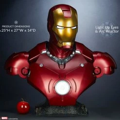 Maybang's Collectibles Sideshow Marvel Comics Iron Man Iron Man Mark III Life-Size Bust Statue Sideshow Collectibles 23 Maybang's Collectibles Sideshow Marvel Comics Iron Man Iron Man Mark III Life-Size Bust Statue Sideshow Collectibles