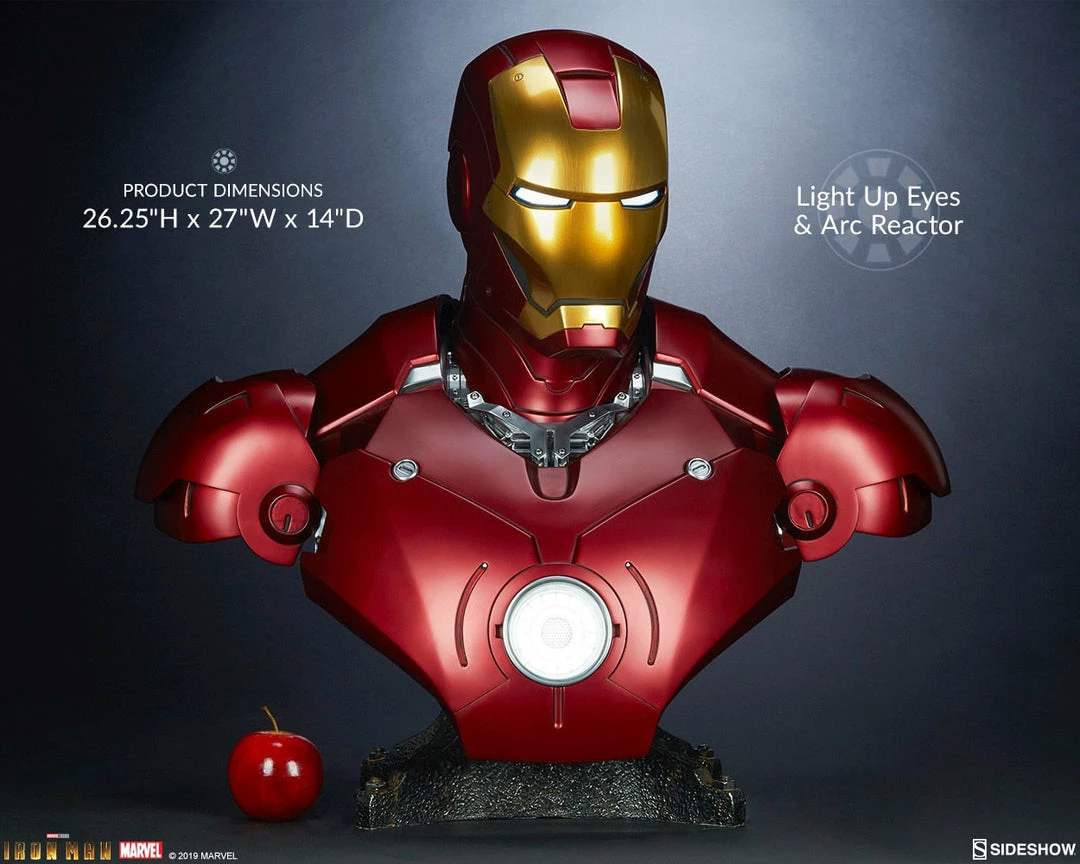 Maybang's Collectibles Sideshow Marvel Comics Iron Man Iron Man Mark III Life-Size Bust Statue Sideshow Collectibles 4 Maybang's Collectibles Sideshow Marvel Comics Iron Man Iron Man Mark III Life-Size Bust Statue Sideshow Collectibles
