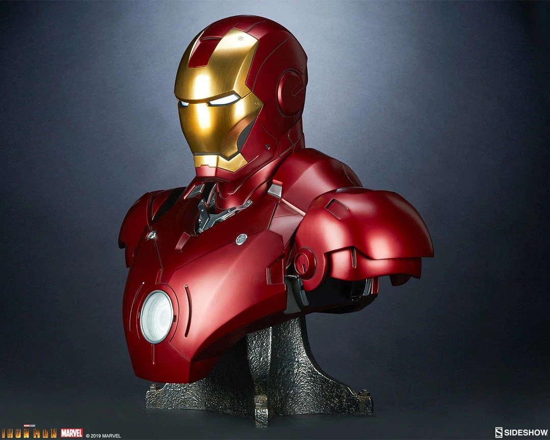 Maybang's Collectibles Sideshow Marvel Comics Iron Man Iron Man Mark III Life-Size Bust Statue Sideshow Collectibles 11 Maybang's Collectibles Sideshow Marvel Comics Iron Man Iron Man Mark III Life-Size Bust Statue Sideshow Collectibles