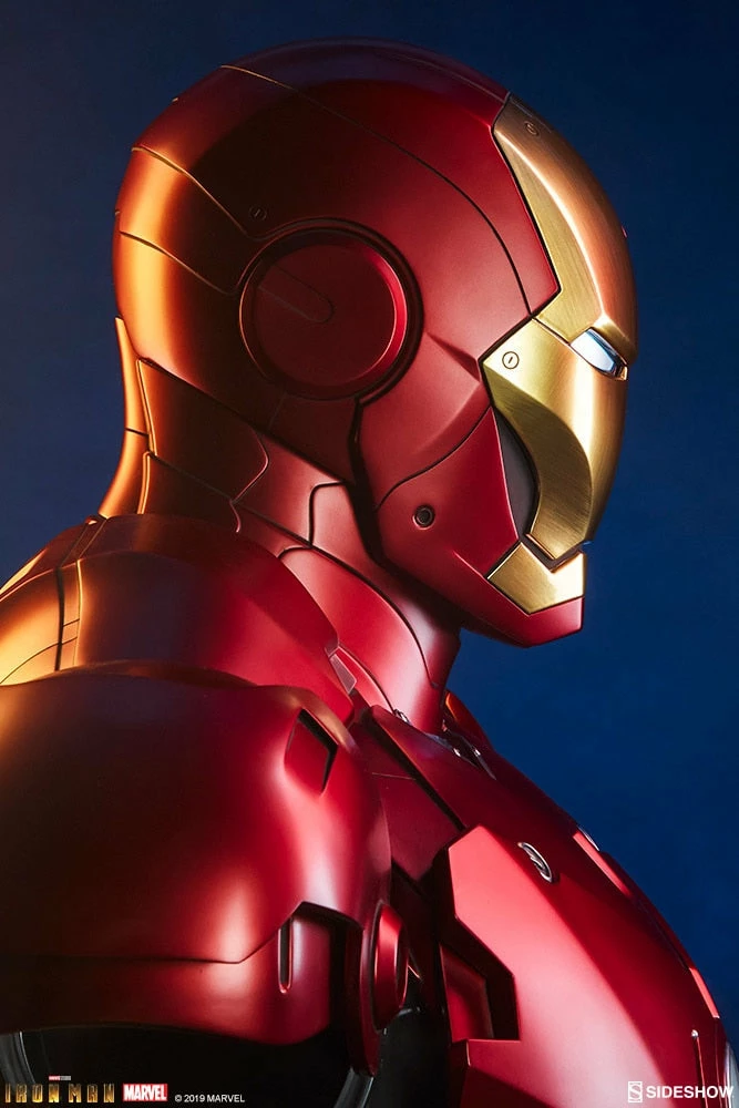 Maybang's Collectibles Sideshow Marvel Comics Iron Man Iron Man Mark III Life-Size Bust Statue Sideshow Collectibles 19 Maybang's Collectibles Sideshow Marvel Comics Iron Man Iron Man Mark III Life-Size Bust Statue Sideshow Collectibles