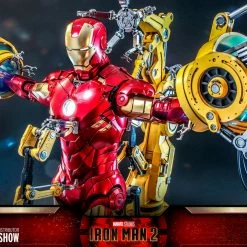 Maybang's Collectibles Hot Toys Marvel Comics Iron Man 2 Iron Man Mark IV With Suit-Up Gantry 1/4 Quarter Scale Collectibles Figure Set 30 Maybang's Collectibles Hot Toys Marvel Comics Iron Man 2 Iron Man Mark IV With Suit-Up Gantry 1/4 Quarter Scale Collectibles Figure Set