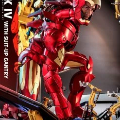 Maybang's Collectibles Hot Toys Marvel Comics Iron Man 2 Iron Man Mark IV With Suit-Up Gantry 1/4 Quarter Scale Collectibles Figure Set 38 Maybang's Collectibles Hot Toys Marvel Comics Iron Man 2 Iron Man Mark IV With Suit-Up Gantry 1/4 Quarter Scale Collectibles Figure Set