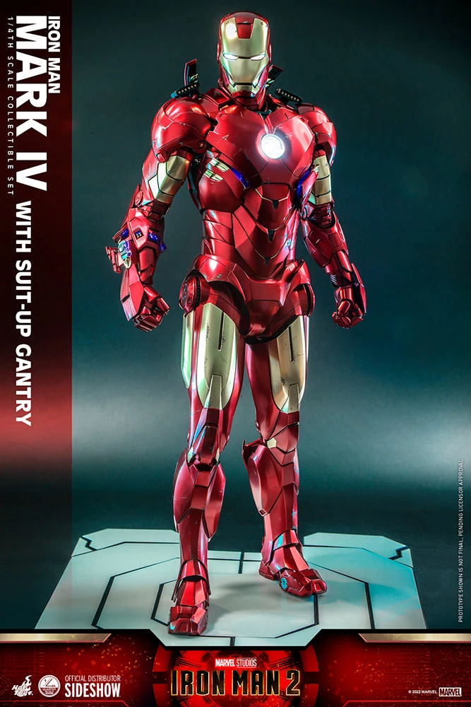 Maybang's Collectibles Hot Toys Marvel Comics Iron Man 2 Iron Man Mark IV With Suit-Up Gantry 1/4 Quarter Scale Collectibles Figure Set 17 Maybang's Collectibles Hot Toys Marvel Comics Iron Man 2 Iron Man Mark IV With Suit-Up Gantry 1/4 Quarter Scale Collectibles Figure Set