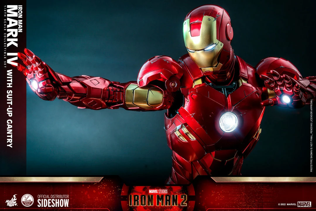 Maybang's Collectibles Hot Toys Marvel Comics Iron Man 2 Iron Man Mark IV With Suit-Up Gantry 1/4 Quarter Scale Collectibles Figure Set 21 Maybang's Collectibles Hot Toys Marvel Comics Iron Man 2 Iron Man Mark IV With Suit-Up Gantry 1/4 Quarter Scale Collectibles Figure Set