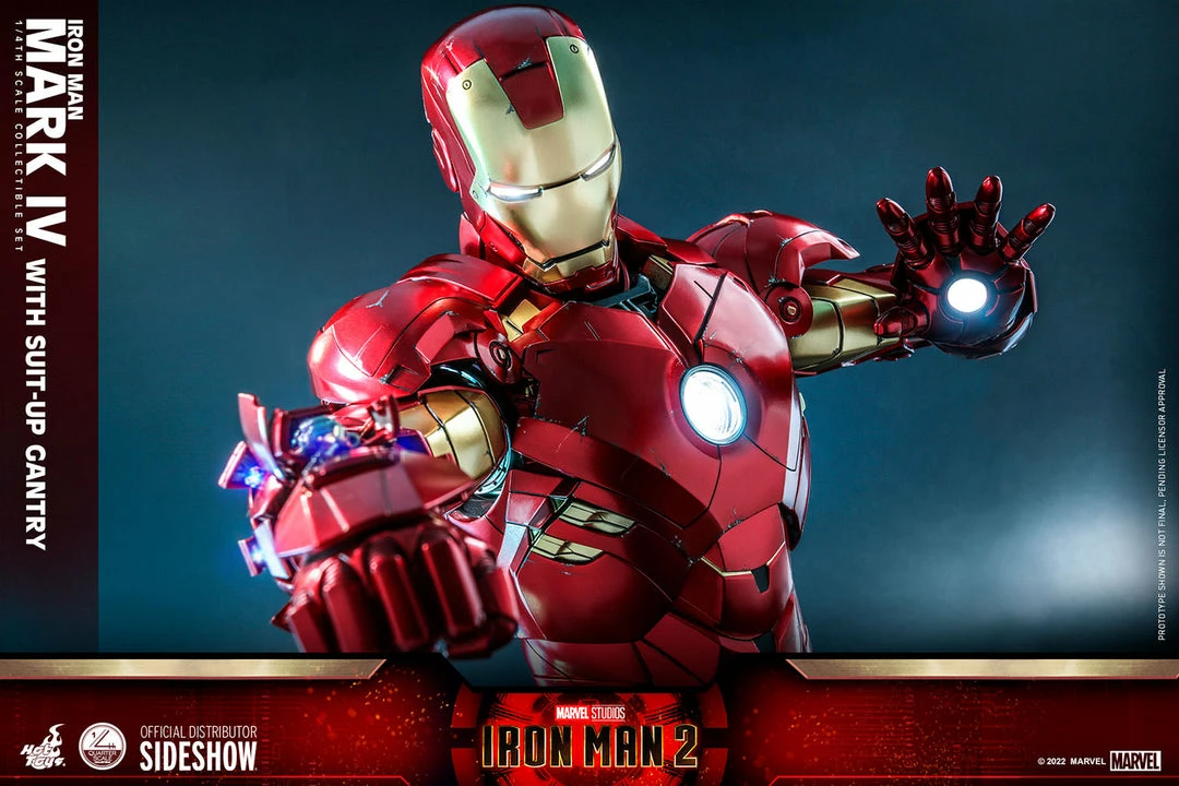 Maybang's Collectibles Hot Toys Marvel Comics Iron Man 2 Iron Man Mark IV With Suit-Up Gantry 1/4 Quarter Scale Collectibles Figure Set 22 Maybang's Collectibles Hot Toys Marvel Comics Iron Man 2 Iron Man Mark IV With Suit-Up Gantry 1/4 Quarter Scale Collectibles Figure Set