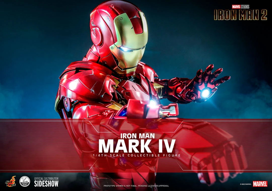 Maybang's Collectibles Hot Toys Marvel Comics Iron Man 2 Iron Man Mark IV 1/4 Quarter Scale Collectibles Figure 1 Maybang's Collectibles Hot Toys Marvel Comics Iron Man 2 Iron Man Mark IV 1/4 Quarter Scale Collectibles Figure