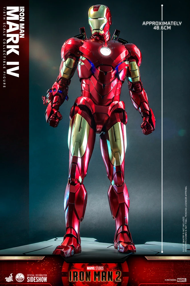 Maybang's Collectibles Hot Toys Marvel Comics Iron Man 2 Iron Man Mark IV 1/4 Quarter Scale Collectibles Figure 4 Maybang's Collectibles Hot Toys Marvel Comics Iron Man 2 Iron Man Mark IV 1/4 Quarter Scale Collectibles Figure