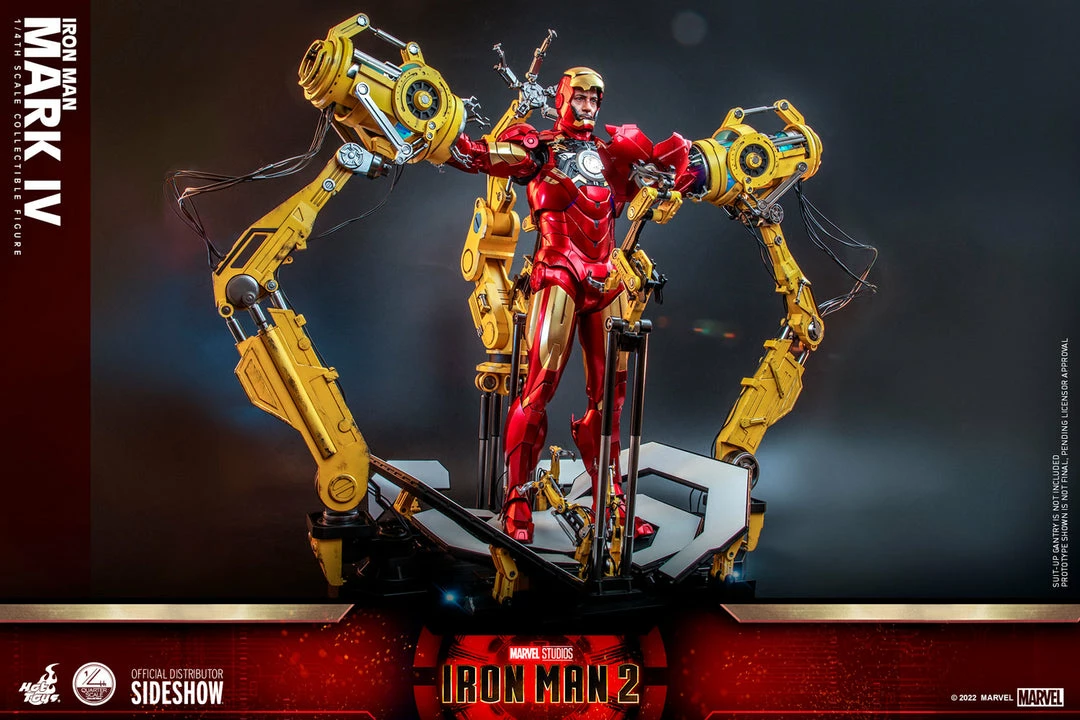 Maybang's Collectibles Hot Toys Marvel Comics Iron Man 2 Iron Man Mark IV 1/4 Quarter Scale Collectibles Figure 6 Maybang's Collectibles Hot Toys Marvel Comics Iron Man 2 Iron Man Mark IV 1/4 Quarter Scale Collectibles Figure