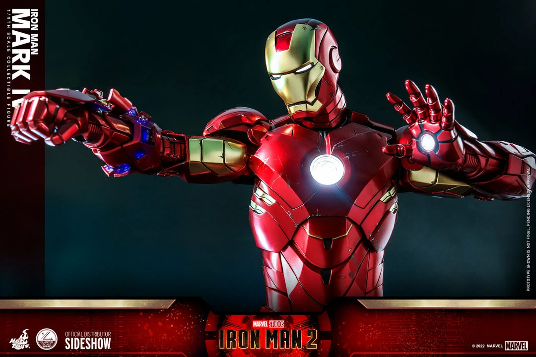 Maybang's Collectibles Hot Toys Marvel Comics Iron Man 2 Iron Man Mark IV 1/4 Quarter Scale Collectibles Figure 9 Maybang's Collectibles Hot Toys Marvel Comics Iron Man 2 Iron Man Mark IV 1/4 Quarter Scale Collectibles Figure
