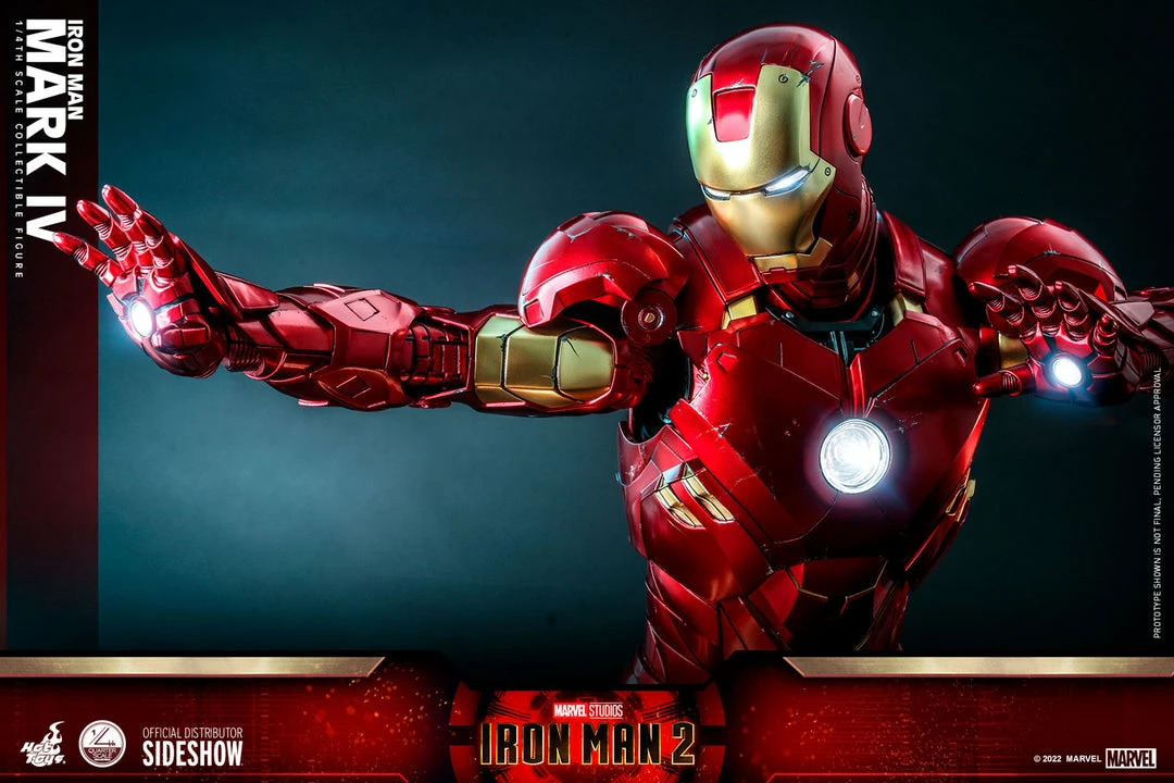 Maybang's Collectibles Hot Toys Marvel Comics Iron Man 2 Iron Man Mark IV 1/4 Quarter Scale Collectibles Figure 10 Maybang's Collectibles Hot Toys Marvel Comics Iron Man 2 Iron Man Mark IV 1/4 Quarter Scale Collectibles Figure