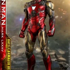 Maybang's Collectibles Hot Toys Marvel Comics Avengers Endgame Iron Man Mark LXXXV (Battle Damaged Version) Diecast 1/6 Scale Collectible Figure