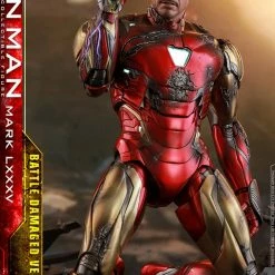 Maybang's Collectibles Hot Toys Marvel Comics Avengers Endgame Iron Man Mark LXXXV (Battle Damaged Version) Diecast 1/6 Scale Collectible Figure