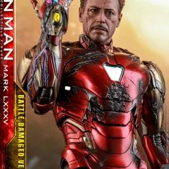 Maybang's Collectibles Hot Toys Marvel Comics Avengers Endgame Iron Man Mark LXXXV (Battle Damaged Version) Diecast 1/6 Scale Collectible Figure