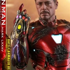 Maybang's Collectibles Hot Toys Marvel Comics Avengers Endgame Iron Man Mark LXXXV (Battle Damaged Version) Diecast 1/6 Scale Collectible Figure
