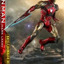 Maybang's Collectibles Hot Toys Marvel Comics Avengers Endgame Iron Man Mark LXXXV (Battle Damaged Version) Diecast 1/6 Scale Collectible Figure