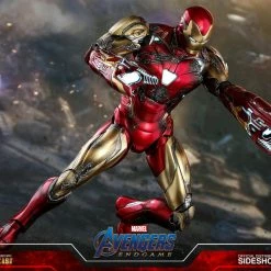 Maybang's Collectibles Hot Toys Marvel Comics Avengers Endgame Iron Man Mark LXXXV (Battle Damaged Version) Diecast 1/6 Scale Collectible Figure