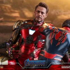 Maybang's Collectibles Hot Toys Marvel Comics Avengers Endgame Iron Man Mark LXXXV (Battle Damaged Version) Diecast 1/6 Scale Collectible Figure