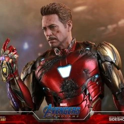 Maybang's Collectibles Hot Toys Marvel Comics Avengers Endgame Iron Man Mark LXXXV (Battle Damaged Version) Diecast 1/6 Scale Collectible Figure
