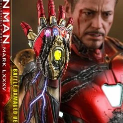 Maybang's Collectibles Hot Toys Marvel Comics Avengers Endgame Iron Man Mark LXXXV (Battle Damaged Version) Diecast 1/6 Scale Collectible Figure