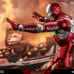 Maybang's Collectibles Hot Toys Marvel Comics Iron Man 2 Iron Man Mark V Diecast Reissue 1/6 Scale 12