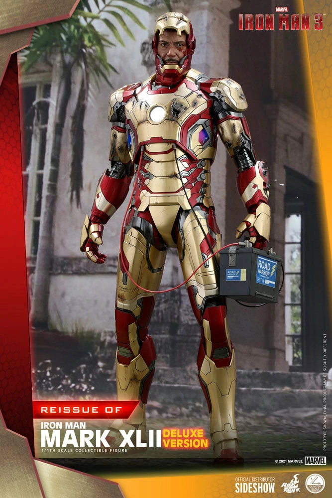 Maybang's Collectibles Hot Toys Marvel Iron Man 3 Iron Man Mark XLII 1/4 Quarter Scale Figure (Deluxe Version) Reissue 6 Maybang's Collectibles Hot Toys Marvel Iron Man 3 Iron Man Mark XLII 1/4 Quarter Scale Figure (Deluxe Version) Reissue