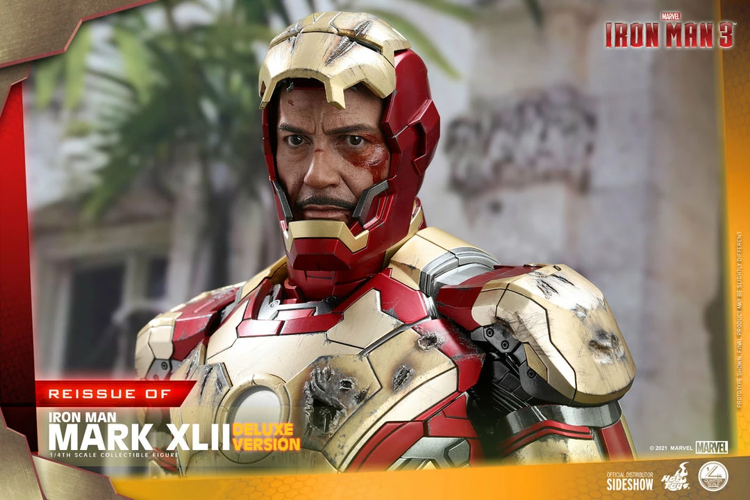 Maybang's Collectibles Hot Toys Marvel Iron Man 3 Iron Man Mark XLII 1/4 Quarter Scale Figure (Deluxe Version) Reissue 10 Maybang's Collectibles Hot Toys Marvel Iron Man 3 Iron Man Mark XLII 1/4 Quarter Scale Figure (Deluxe Version) Reissue