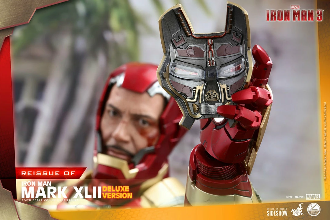 Maybang's Collectibles Hot Toys Marvel Iron Man 3 Iron Man Mark XLII 1/4 Quarter Scale Figure (Deluxe Version) Reissue 11 Maybang's Collectibles Hot Toys Marvel Iron Man 3 Iron Man Mark XLII 1/4 Quarter Scale Figure (Deluxe Version) Reissue