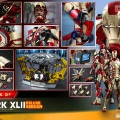 Maybang's Collectibles Hot Toys Marvel Iron Man 3 Iron Man Mark XLII 1/4 Quarter Scale Figure (Deluxe Version) Reissue 25 Maybang's Collectibles Hot Toys Marvel Iron Man 3 Iron Man Mark XLII 1/4 Quarter Scale Figure (Deluxe Version) Reissue
