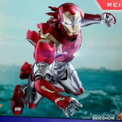 Maybang's Collectibles Hot Toys Marvel Comics Spider-Man Homecoming Iron Man Mark XLVII Diecast Reissue 1/6 Scale Collectible Figure