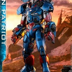 Maybang's Collectibles Hot Toys Marvel Comics Avengers Endgame Iron Patriot Diecast 1/6 Scale Collectible Figure