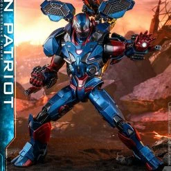 Maybang's Collectibles Hot Toys Marvel Comics Avengers Endgame Iron Patriot Diecast 1/6 Scale Collectible Figure