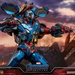 Maybang's Collectibles Hot Toys Marvel Comics Avengers Endgame Iron Patriot Diecast 1/6 Scale Collectible Figure