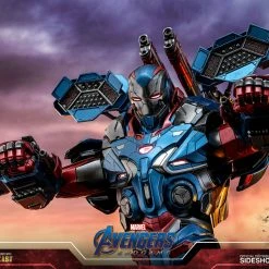 Maybang's Collectibles Hot Toys Marvel Comics Avengers Endgame Iron Patriot Diecast 1/6 Scale Collectible Figure