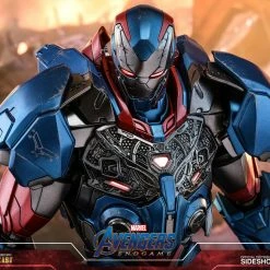 Maybang's Collectibles Hot Toys Marvel Comics Avengers Endgame Iron Patriot Diecast 1/6 Scale Collectible Figure