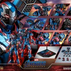 Maybang's Collectibles Hot Toys Marvel Comics Avengers Endgame Iron Patriot Diecast 1/6 Scale Collectible Figure