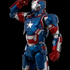 Vendor-unknown Threezero Marvel Avengers Infinity Saga Iron Patriot DLX 1/12 Scale Die-Cast Action Figure