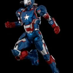 Vendor-unknown Threezero Marvel Avengers Infinity Saga Iron Patriot DLX 1/12 Scale Die-Cast Action Figure