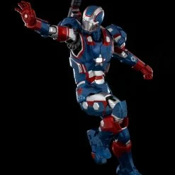 Vendor-unknown Threezero Marvel Avengers Infinity Saga Iron Patriot DLX 1/12 Scale Die-Cast Action Figure