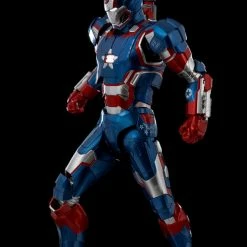 Vendor-unknown Threezero Marvel Avengers Infinity Saga Iron Patriot DLX 1/12 Scale Die-Cast Action Figure